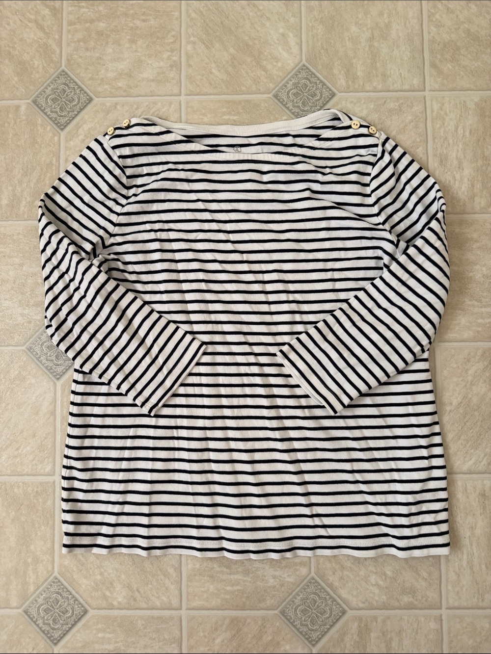 Lands End Striped Top